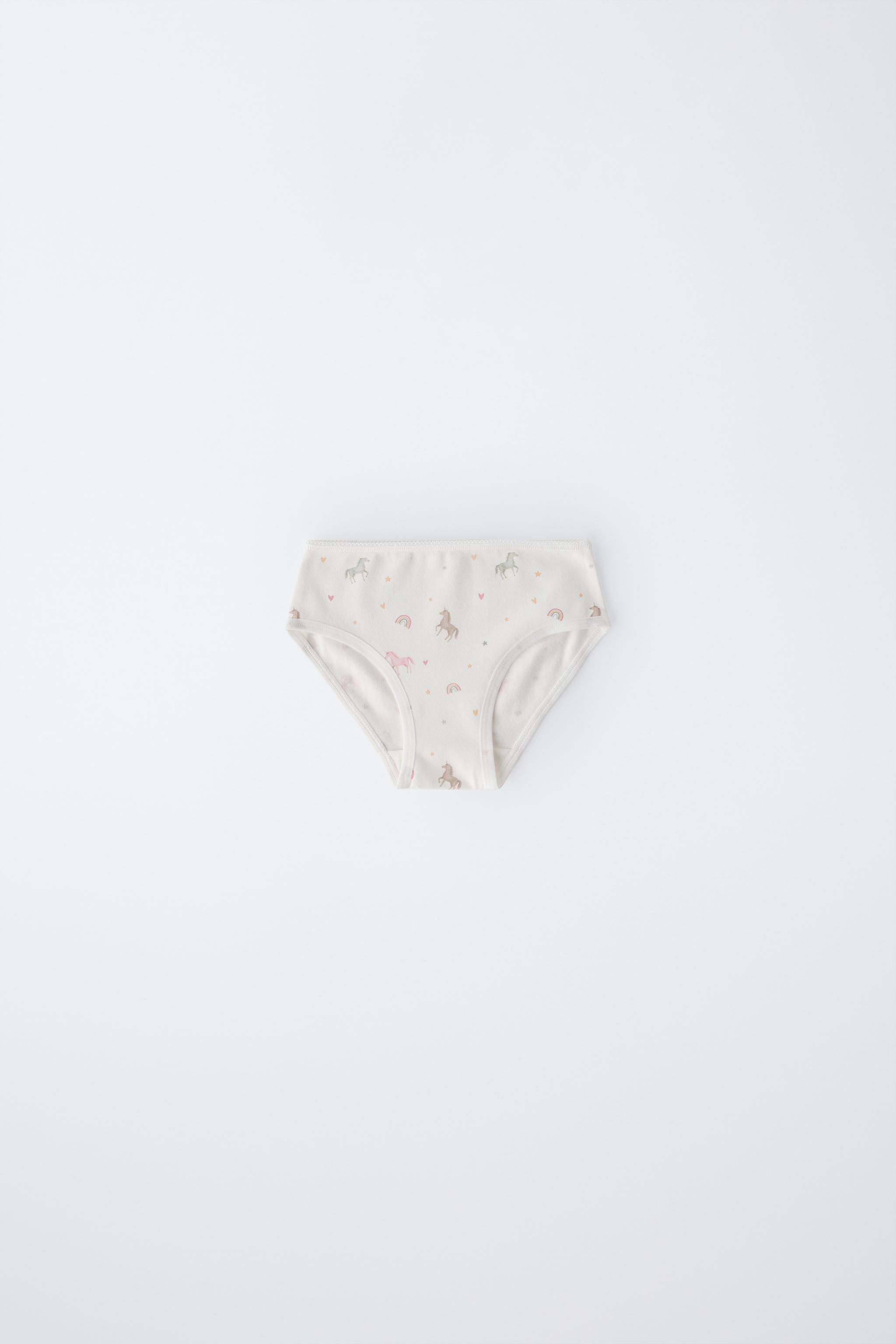 1 1/2-6 ANS / LOT DE SIX CULOTTES LICORNES